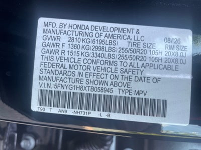 2026 Honda Pilot Elite