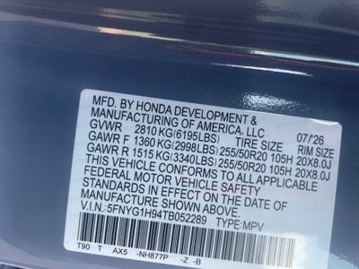 2026 Honda Pilot Black Edition