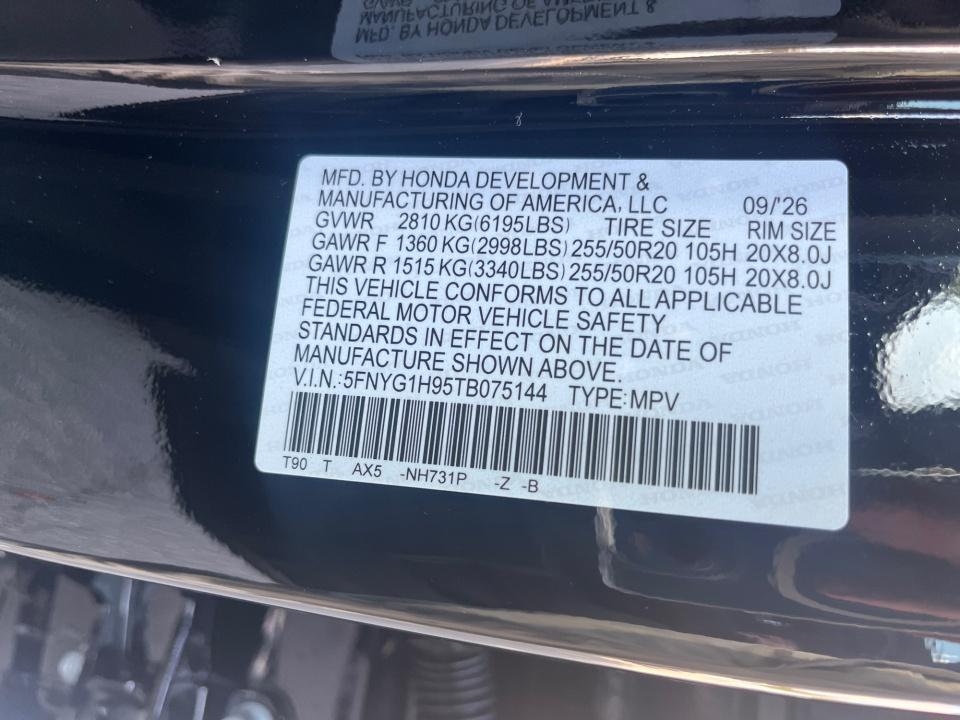2026 Honda Pilot Black Edition