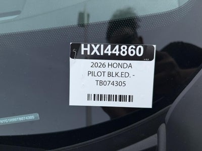 2026 Honda Pilot Black Edition