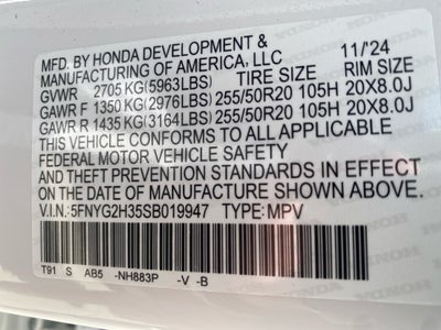 2025 Honda Pilot Sport