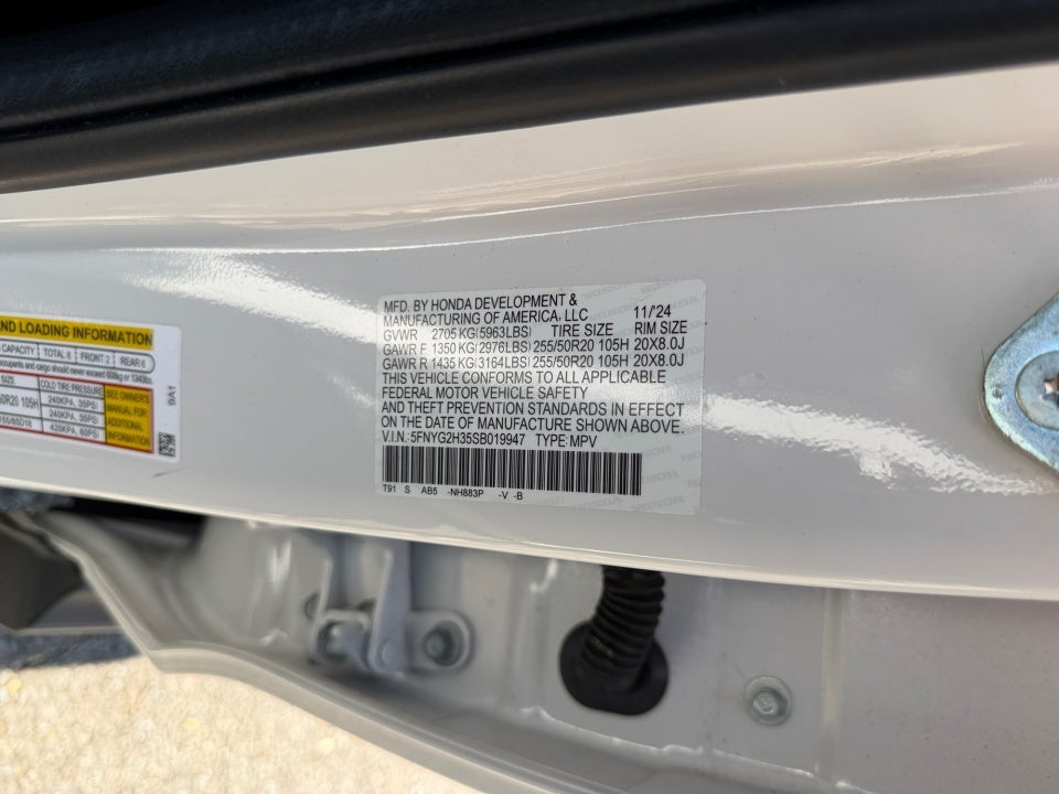 2025 Honda Pilot Sport