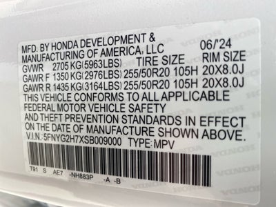 2025 Honda Pilot Touring