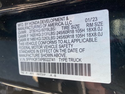 2023 Honda Ridgeline RTL-E