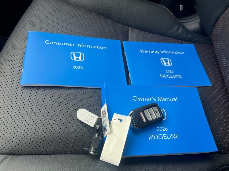 2026 Honda Ridgeline Black Edition