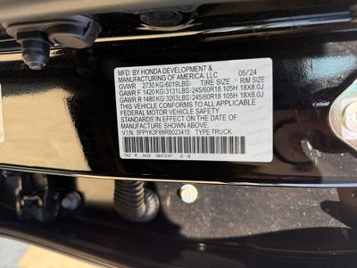 2024 Honda Ridgeline Black Edition