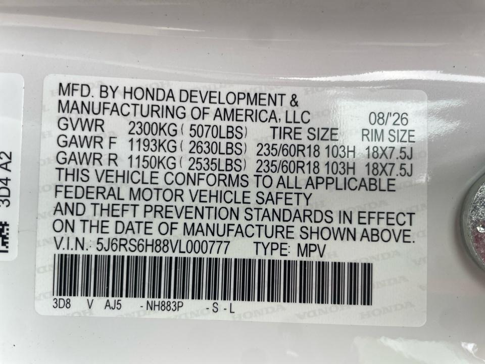 2027 Honda CR-V Hybrid Sport-L