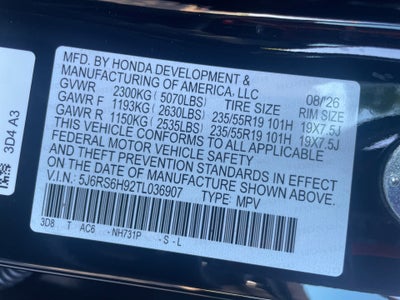 2026 Honda CR-V Hybrid Sport Touring