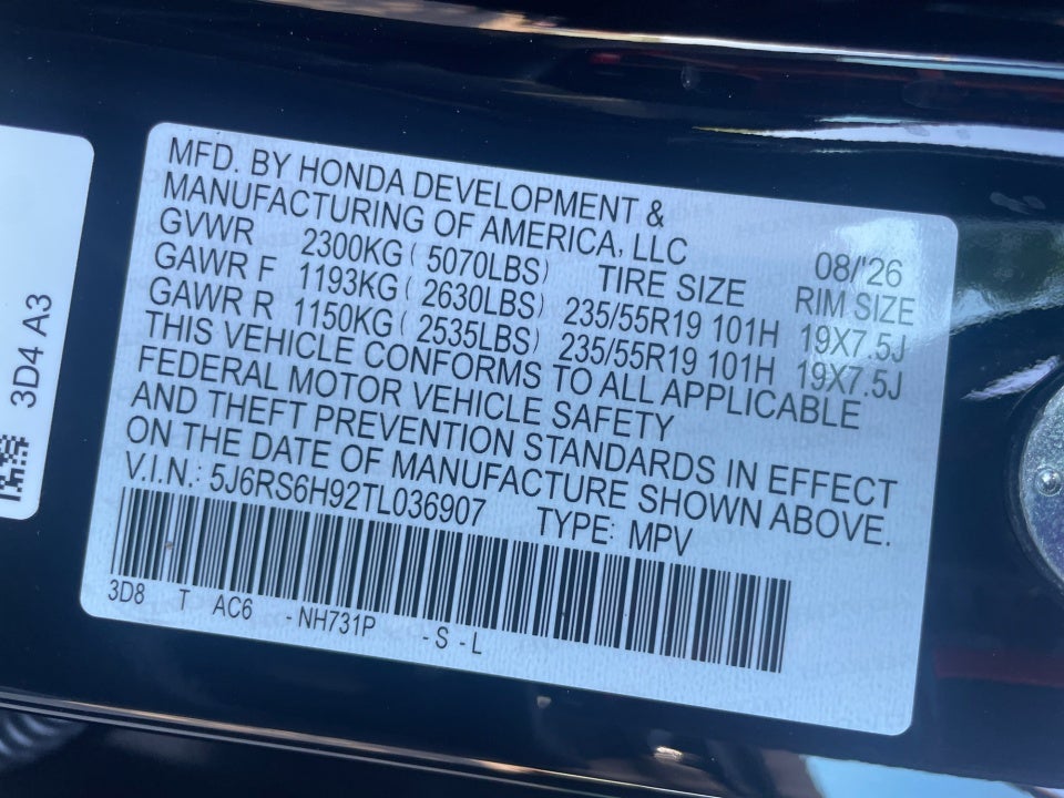 2026 Honda CR-V Hybrid Sport Touring