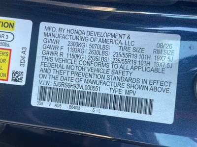 2027 Honda CR-V Hybrid Sport Touring