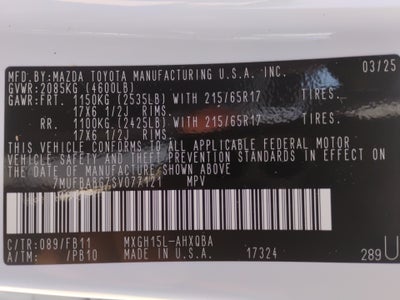 2025 Toyota Corolla Cross Hybrid Hybrid S