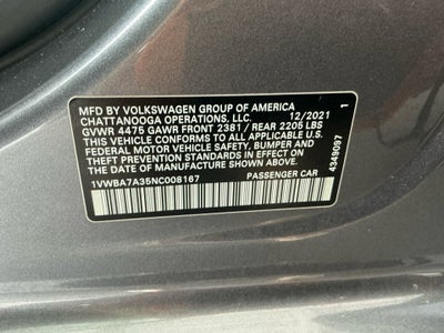 2022 Volkswagen Passat 2.0T Limited Edition