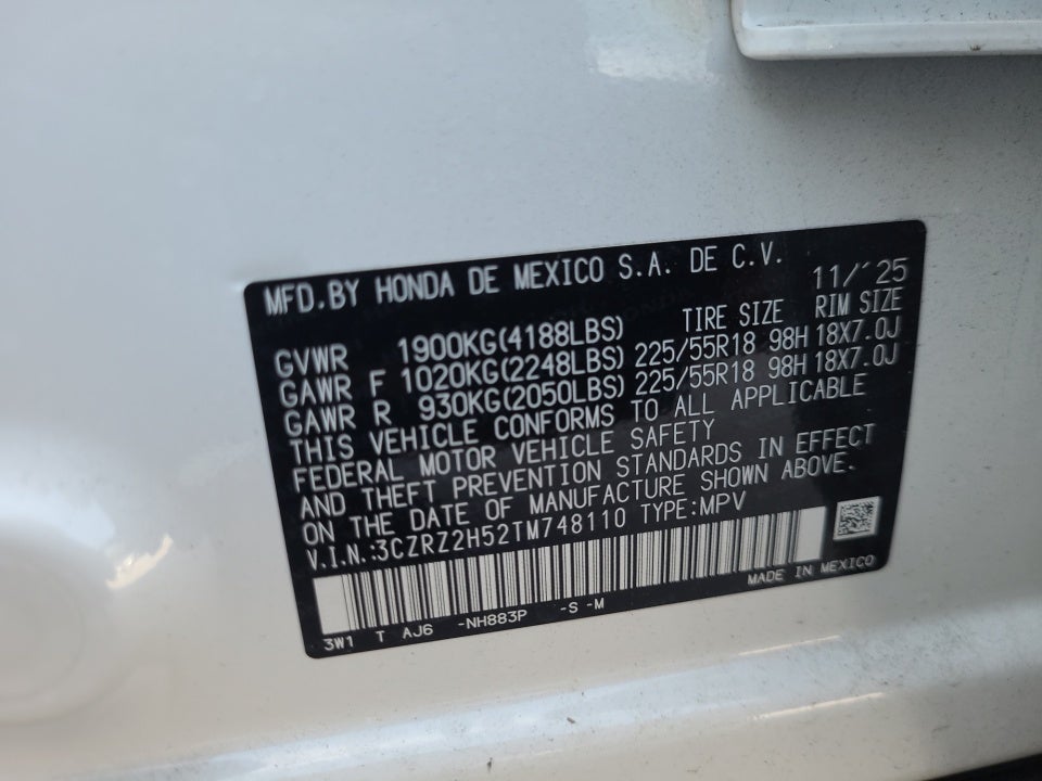 2026 Honda HR-V Sport