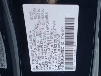2026 Honda Odyssey EX-L