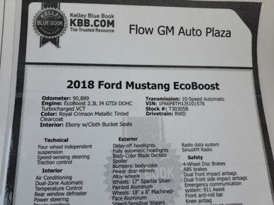 2018 Ford Mustang EcoBoost