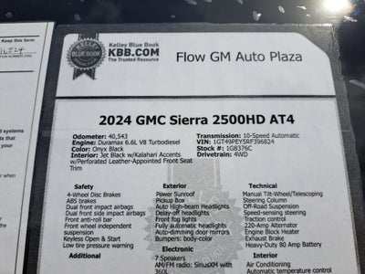 2024 GMC Sierra 2500HD AT4