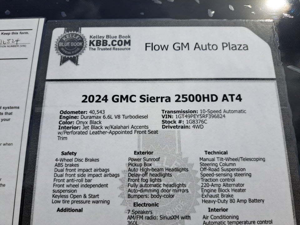 2024 GMC Sierra 2500HD AT4