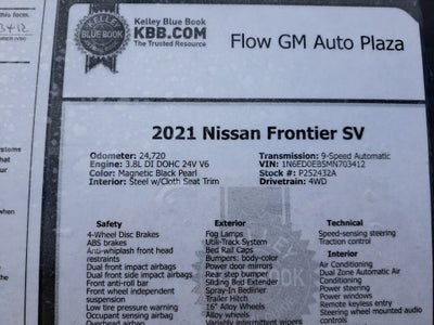2021 Nissan Frontier SV