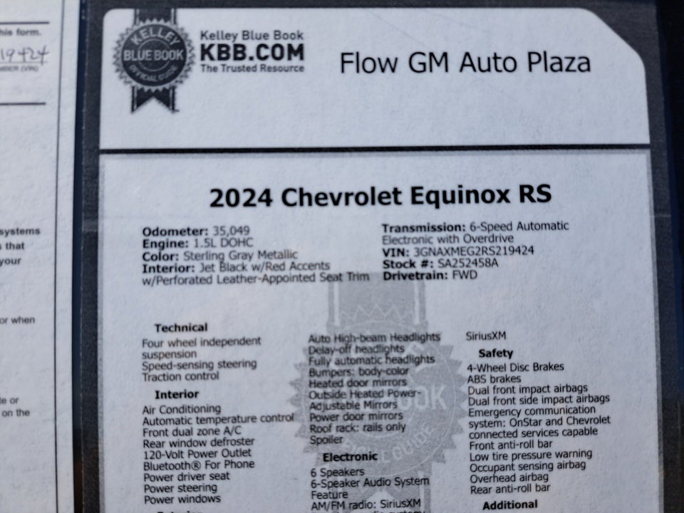 2024 Chevrolet Equinox RS