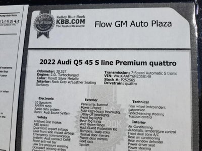 2022 Audi Q5 S line Premium