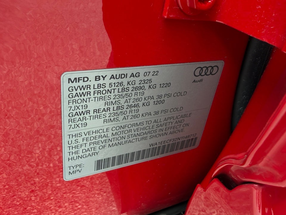 2022 Audi Q3 S line Premium Plus