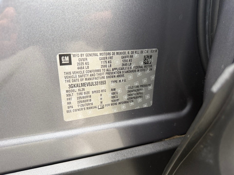 2018 GMC Terrain SLE