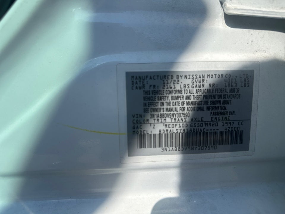 2022 Nissan Sentra SR