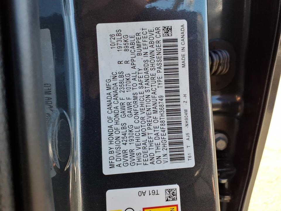 2026 Honda Civic Hybrid Sport