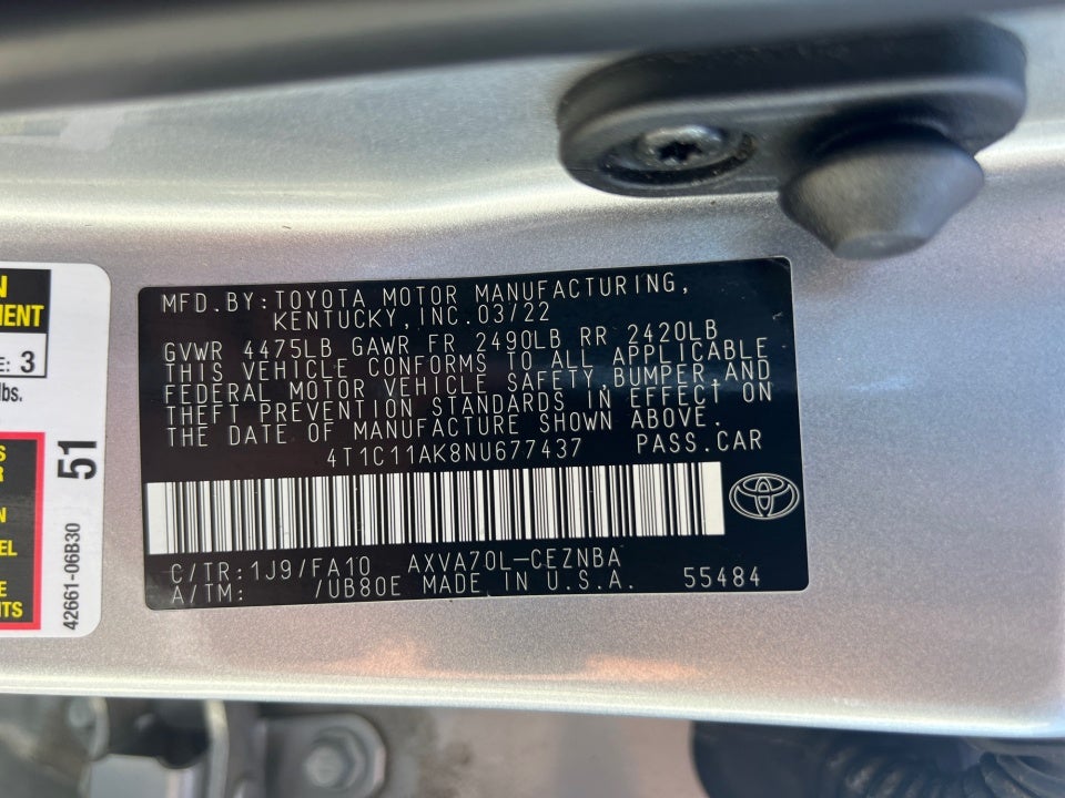 2022 Toyota Camry LE