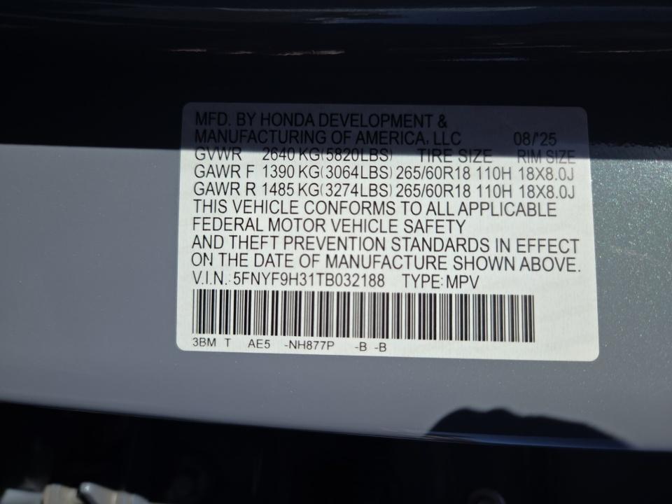 2026 Honda Passport RTL