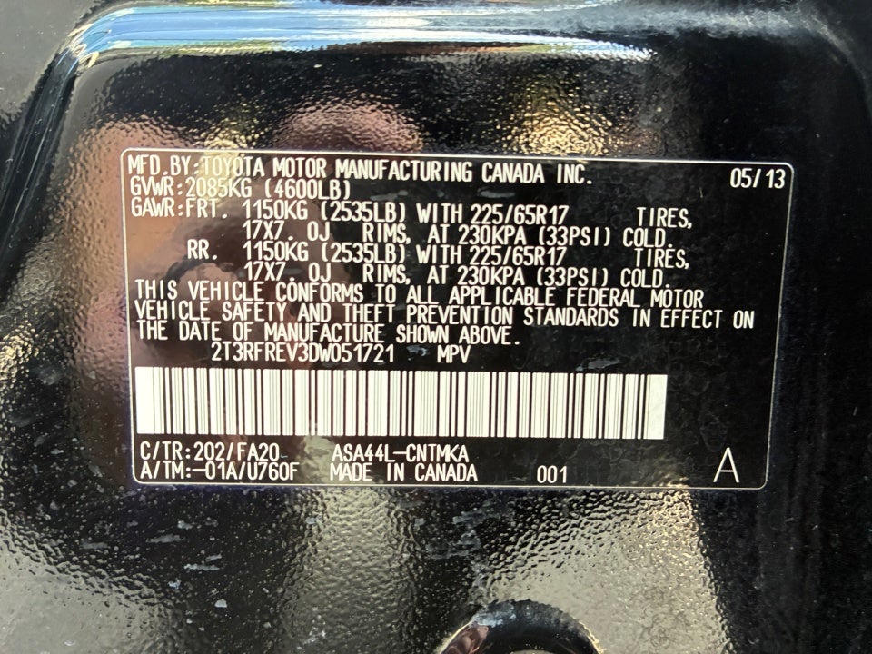 2013 Toyota RAV4 XLE