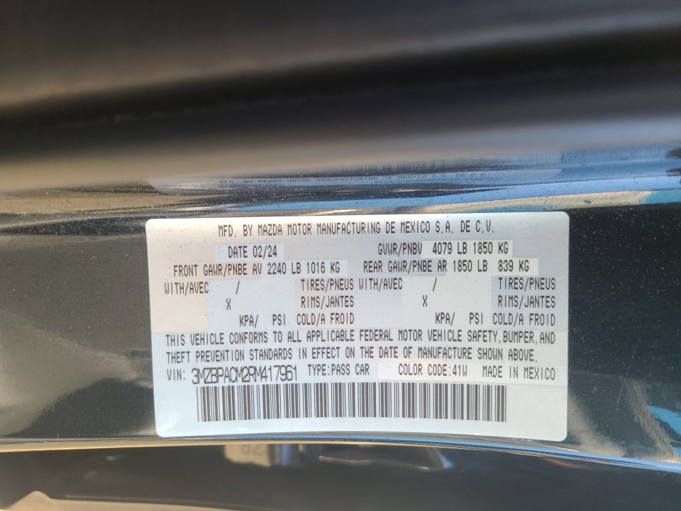 2024 Mazda Mazda3 Sedan 2.5 S Preferred