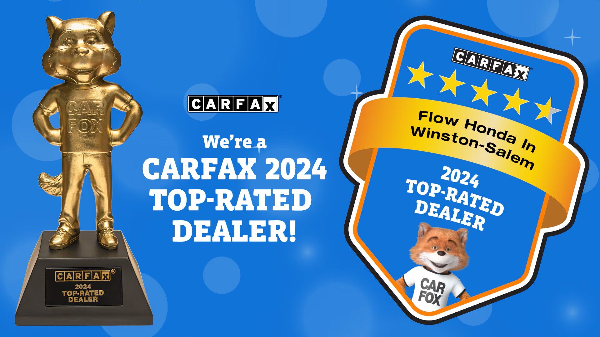 Flow Honda Named 2024 Carfax Top-Rated Dealer