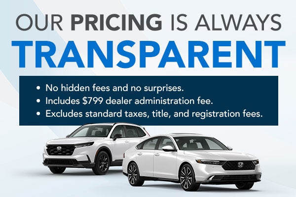 Transparent Pricing