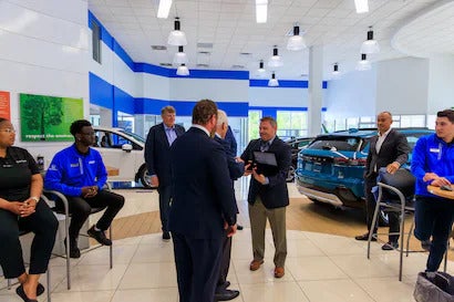 Flow Honda in Winston-Salem Celebrating an Employee