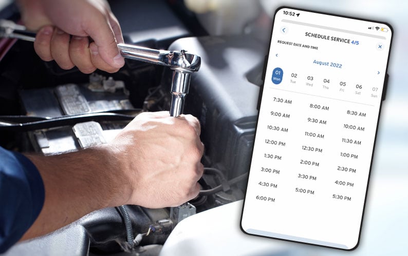 Request Service Appointments